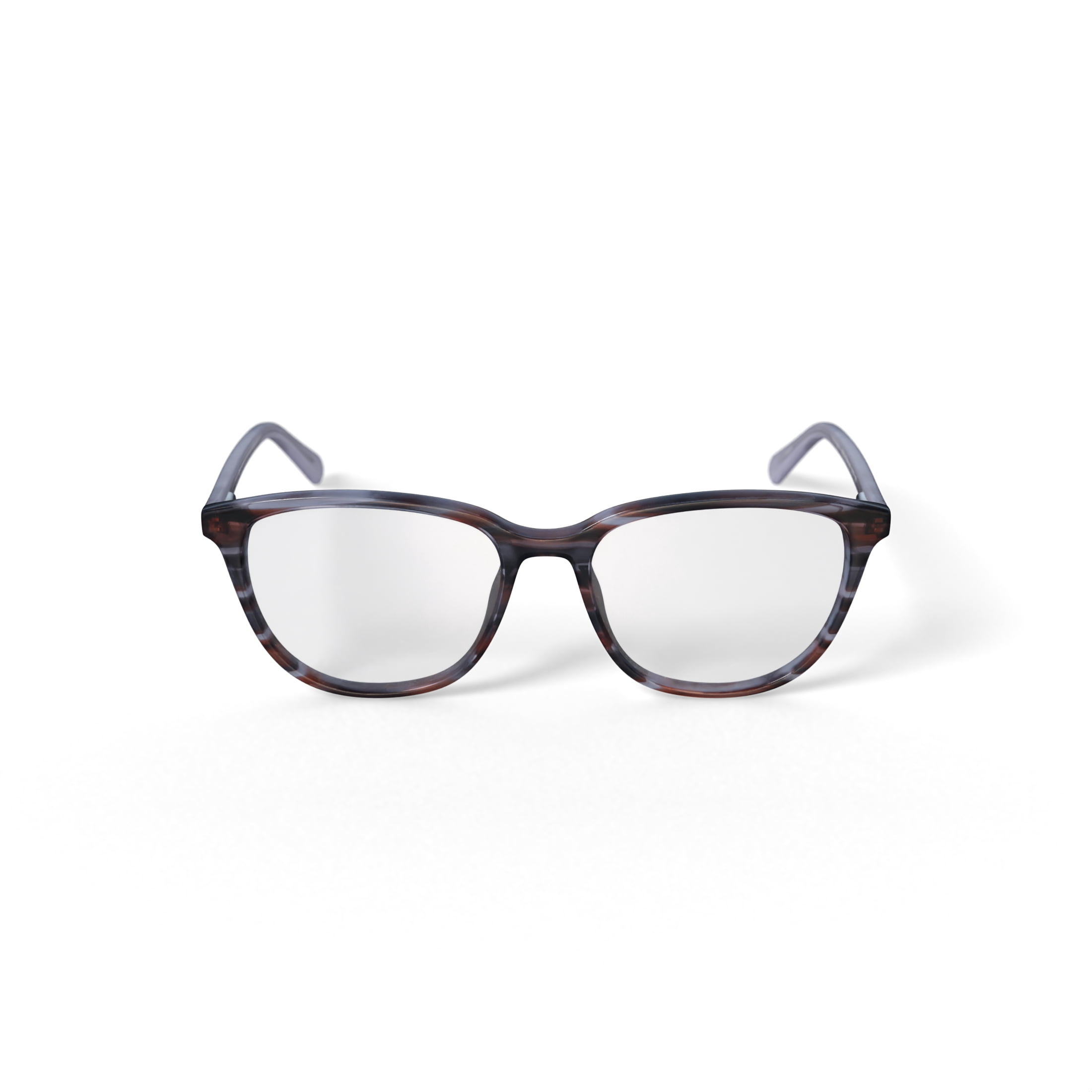 Walmart Women's Stephanie Square Prescription Eyeglasses with Case, Brown Tortoise
