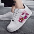 thumbnail image 4 of Zapatos informales de Hello kitty para mujer, zapatillas de plataforma para hombre, zapatos de kateboarding de moda, zapatos casuales para estudiantes de graffiti 3D, presente, 4 of 5