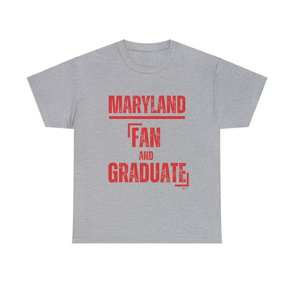 DJH Apparel | MARYLAND Fan and Graduate Sports Athletic Unisex T-Shirt