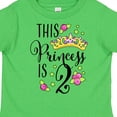thumbnail image 4 of Inktastic This Princess is Two Second Birthday Girls Toddler T-Shirt, 4 of 5