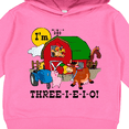 thumbnail image 3 of Inktastic Three-i-e-i-o Toddler Hoodie, 3 of 4