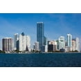 thumbnail image 2 of Delimont, Danita 18x13 Black Ornate Wood Framed with Double Matting Museum Art Print Titled - USA, Florida, Miami, city Skyline from Rickenbacker Causeway, 2 of 4