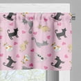 thumbnail image 5 of Ambesonne Kitty Valance & Curtain, Colorful Different Cats, 55"x45", Multicolor, 5 of 7