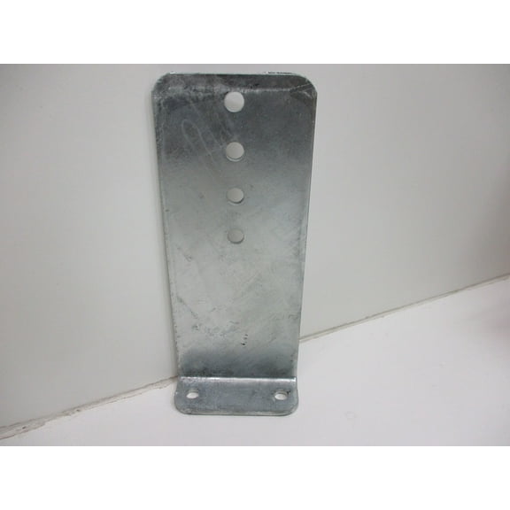 (1) Vertical Pontoon Boat Trailer Bunk Bolster L Bracket  / 5" by 12" Galvanized