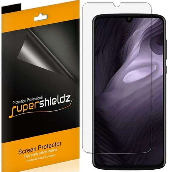 [6-Pack] Supershieldz for Motorola Moto Z4 Play Screen Protector, Anti-Bubble High Definition (HD) Clear Shield