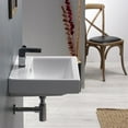 thumbnail image 3 of Nameeks CeraStyle 064200-U-One Hole Cerastyle 23-3/5" Ceramic Wall Mounted Bathroom Sink -, 3 of 3