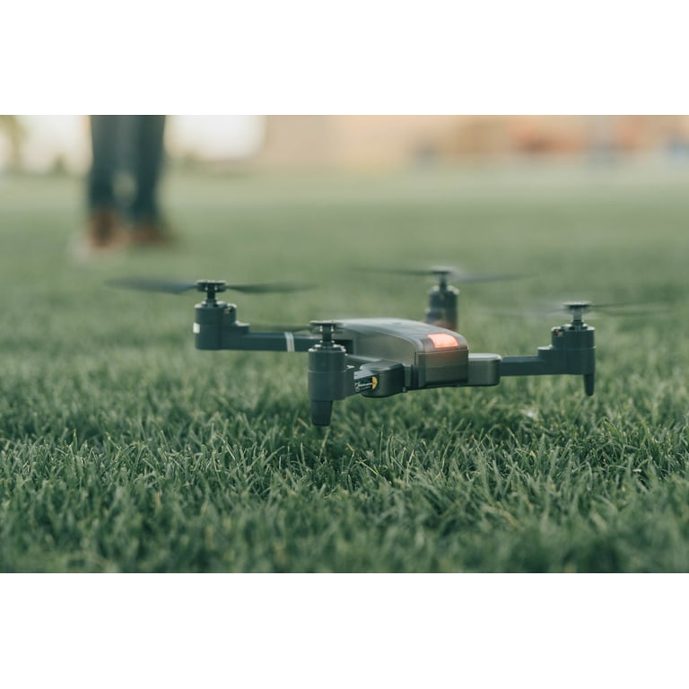 Vivitar VTI Skyhawk Foldable Live HD Video Camera Drone 1080P RC Quadcopter for Beginners Black