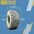 thumbnail image 5 of Justubes 🚜 Two 23x10.50-12 Lawn Tractor Turf Tires 4 Ply Heavy Duty 23x1050-12 💪, 5 of 6