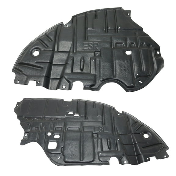 Garage-Pro Engine Splash Shield Set of 2 Compatible with LEXUS ES300H/ES350 2016-2017 Right Side and Left Side Under Cover Vacuum Form