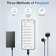thumbnail image 4 of 128GB Digital Voice Recorder,Voice Controlled Recorder, 440 Hours Voice Recorder for Lecture Interview Meeting Classroom, 4 of 5