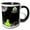 Black/White, variant on 3drose, Alien Invasion, 15oz Mug