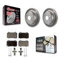 thumbnail image 1 of Transit Auto Rear Coated Disc Brake Rotors and Ceramic Pads Kit for Car Hyundai Genesis Coupe KGT-101602, 1 of 11