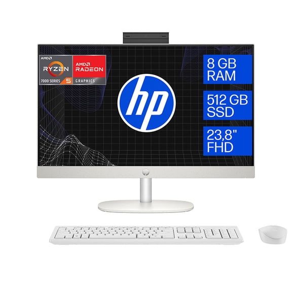 All-in-One HP 24-cr0018la AMD Ryzen 5 4 nucleos 8GB 512GB SSD
