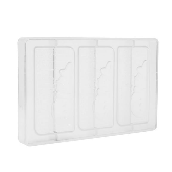 Greyas Polycarbonate Chocolate Mold, Holiday Language Bar by Luis Amado, 3 Cavities, Each 70mm x 140mm x 11mm High