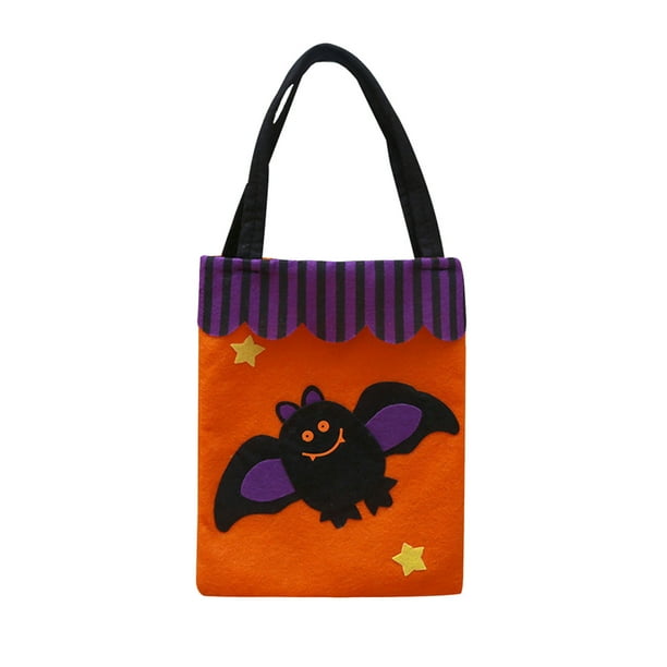 Bolsas De Halloween Para Caramelos Con Asas Bolsa De Calabaza Bolsas De Halloween Para Fiestas De Halloween