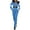 12 Blue, variant on One Piece Snowsuit Women Onesie Ski Suit Outdoor Sports Waterproof Windproof Snow Suit Fur Collar Warm Insulated Ski Jumpsuit Coat