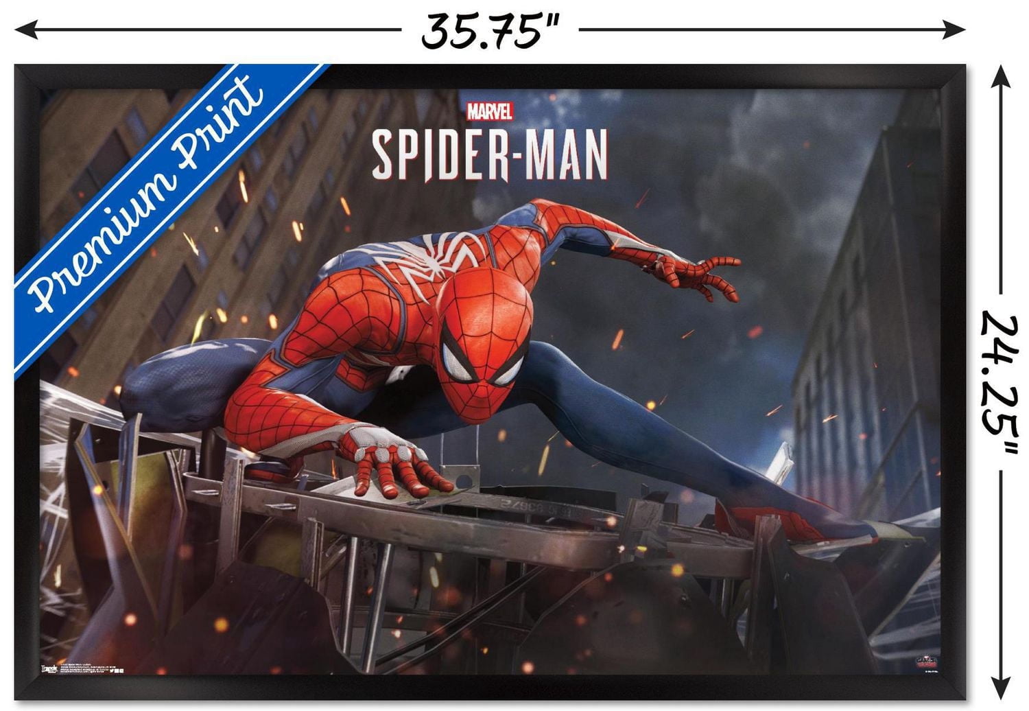 Marvel Comics - Spider-Man - Action Wall Poster, 22.375" x 34"