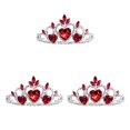 thumbnail image 4 of Sonducket Diademas con diamantes de imitación, estilo elegante, antideslizantes, regalo para niñas, novia, boda, suministros de decoración sin peine Type1 NO1 Sonducket CBP283211, 4 of 6