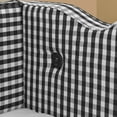 thumbnail image 5 of URTR Twin Size Daybed with USB Ports & Wave-Shaped Backrest, Twin To King Upholstered Plaid Linen Day Bed Frame for Bedroom, Living Room, Guest Room, Black, 5 of 8