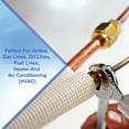 thumbnail image 6 of Uxcell 3/8" Flare Male Thread Brass Flare Tube Fitting, Welding Pipe Adapter Connector with Nut for Plumbing HVAC Air Conditioner, 6 of 7