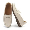 thumbnail image 5 of Ruiatoo Women's Loafers Comfort Slip-on Casual Dressy Work Flats Lightweight Driving Moccasins Walking Boat Shoes Beige 36, 5 of 5