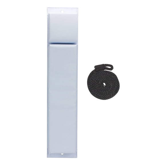 Extreme Max 3006.7222 BoatTector Contour Fender and Fender Line - 30", White