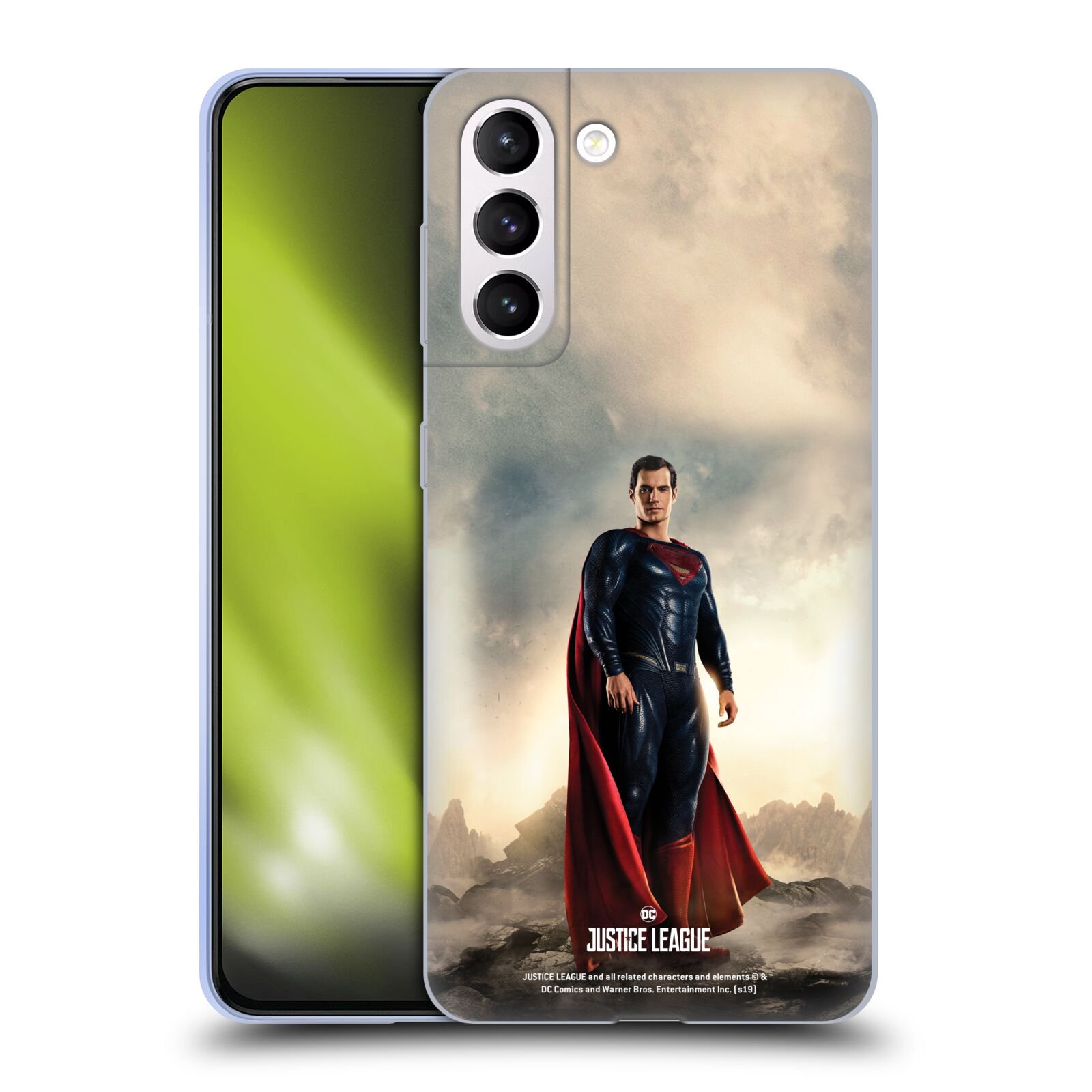 Head Case Designs Officially Licensed Justice League Movie Character Posters Superman Soft Gel Case Compatible with Samsung Galaxy S21+ 5G