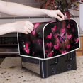 thumbnail image 3 of UNICEU Valentine's Day Toaster Dust Cover Protector Compatible with 2 Slice Butterfly Heart Print Heat-Resistant Dust Protection Anti-scratch Home Kitchen Decor, 3 of 7