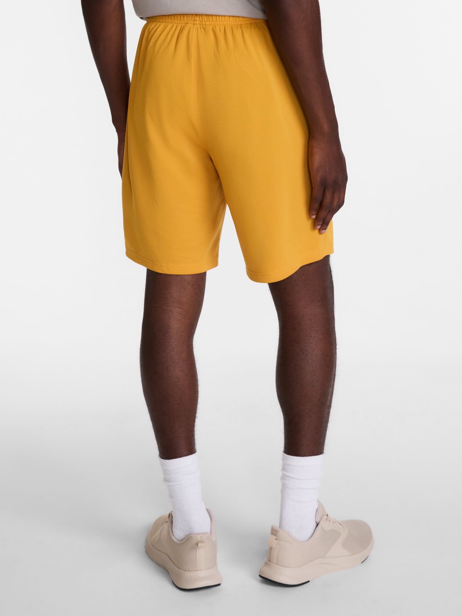 Athletic Works Men's and Big Men's Active Mesh Shorts, 9" Inseam, Sizes XS-5XB