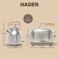 thumbnail image 6 of Haden Heritage 2 Slice Wide Toaster & Electric Water Kettle, Steel & Copper, 6 of 13