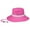 Fuchsia, variant on Juniper J7261 Microfiber UV Sun Hat, Black