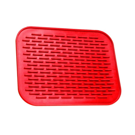 

JWDX Placemat Clearance! Silicone Drain Mat Insulated Kitchen Table Mat Non Slip Water Separator Bar Wine Glass Drain Mat Air Fryer Oven Mat Kitchen Mat Promotion Include 1*Placemat
