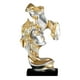 thumbnail image 2 of Figuras de resina de una pareja besándose, estatua decorativa de estilo europeo - Regalos y adornos para el hogar en Navidad champán, 2 of 8