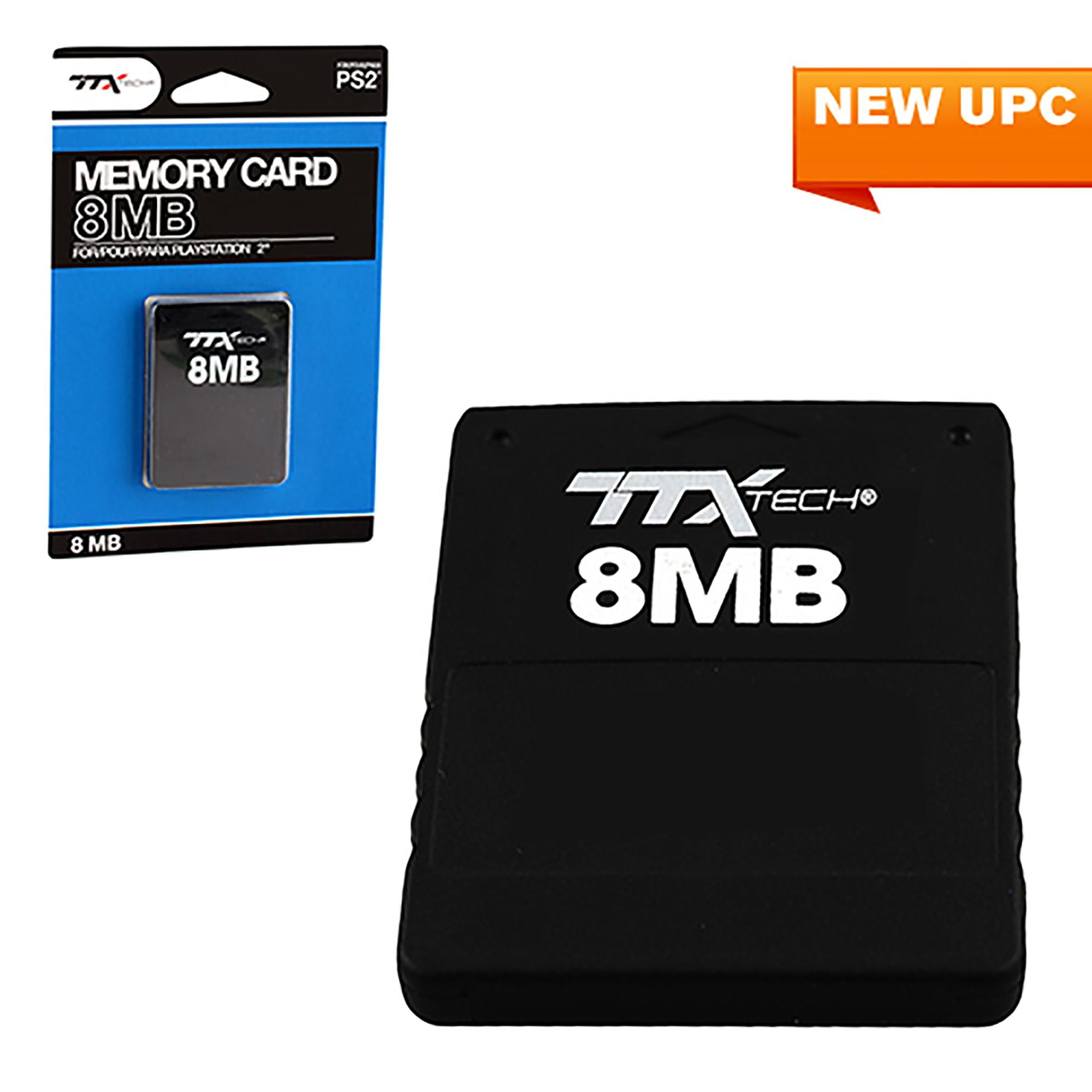 TTXTECH 8MB Memory Card for Sony PlayStation 2