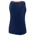 thumbnail image 3 of Women's  Navy Houston Astros Plus Sized Stellar Win V-Neck Tank Top, 3 of 3