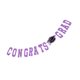 thumbnail image 5 of QUMIIRITY Banner Decorativo Púrpura Para Graduación Fácil De En Eventos Y Sesiones De Fotos, 5 of 8