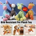 thumbnail image 5 of Indestructible Dog Toy, 2026 New Durable Plush Dog Toys for Aggressive Chewers, Squeaky Chew Toy for Small Medium Large Dogs Puppy Teething Toys (Brown), 5 of 7