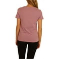 thumbnail image 3 of Reef Womens Layla Classic Graphic T-Shirt, Purple, Small, 3 of 5