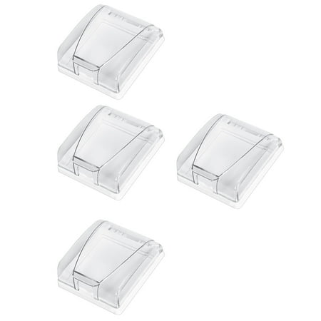 

wall socket box 4pcs Waterproof Box 86 Type Wall Switch Socket Panel Practical Box Protectors