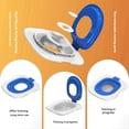 thumbnail image 3 of Kit de entrenamiento para ir al baño para gatos, entrenador universal reutilizable, limpiador de asientos para mascotas, azul, 3 of 4