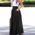thumbnail image 1 of Women's Highly Waist Long Skirt All Match Breathable Slimming Skirts Suitable for Women Casual Daily Life, 1 of 2