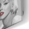 thumbnail image 3 of Epic Art 'Marilyn Trio Red Lips Blue Eyes' by Chris Consani, Acrylic Glass Wall Art, 36"x12", 3 of 8