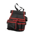 thumbnail image 2 of Bolsa de herramientas de cintura, organizador, regalo para papá, con múltiples bolsillos, bolsa de cinturón utilitario para Rojo, 2 of 8