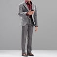thumbnail image 3 of Esca 6, Traje Gris para Hombre, Camisa, Pantalones, Cinturón, Zapatos, Conjunto de Ropa de Acción Pulgadas, Juguetes, Solda, Zulema Ropa de figura de acción a escala, 3 of 8