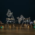 thumbnail image 2 of Northlight Standing Reindeer Christmas Figurines - 9.25" - Clear - Set of 2, 2 of 5