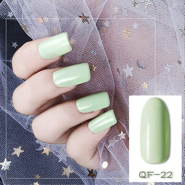 15ml Green Series Nail Polish Soak Off Longlasting UV LED Gel Polish Manicure QF-22