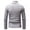 C-Grey266, variant on Men's Turtleneck Ribbed Sweater Slim Fit Long Sleeve Solid Color Knitted Base Layer Top Autumn Winter Cozy Jumper Tops