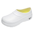thumbnail image 3 of Waterproof Garden Clogs for Women Men EVA Slip On Mules with Arch Support Thick Bottom Non Slip Air Cushion Outdoor Home Sandals（White，Size 11), 3 of 7