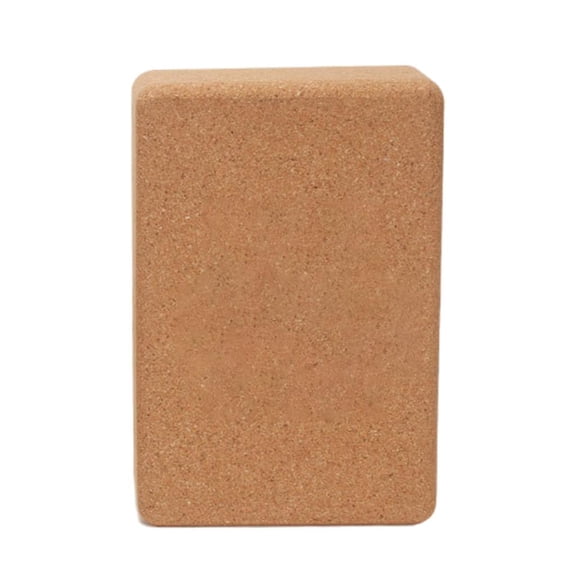 SDFGTstore Cork Yoga Block Natural Cork Yoga Brick Lightweight Cork Yoga Block Nonslip Yoga Cork Brick Pilates Stretch Training