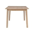 thumbnail image 4 of Linon Miles Table de Salle à Manger Mi-Siècle en Bois Teinté Brun Naturel, 4 of 7